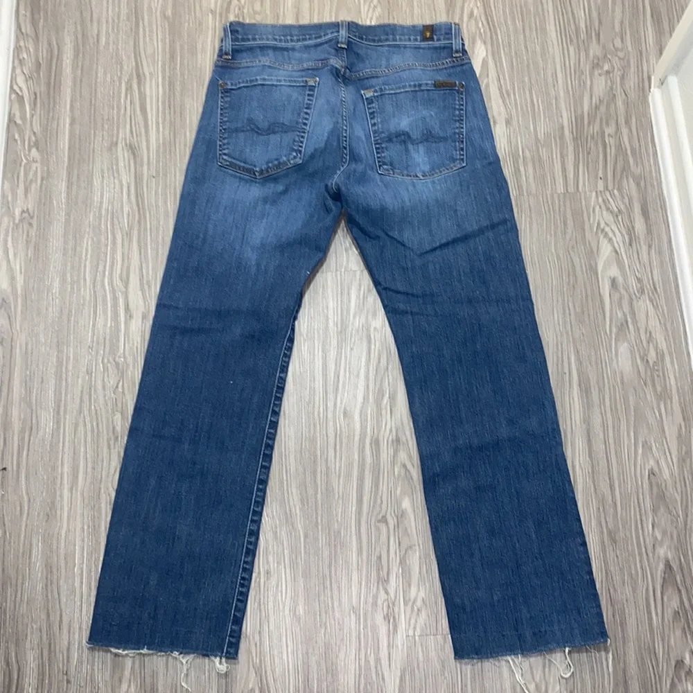 7 For All Mankind Standard Released Hem Jeans - Picture 2 of 9